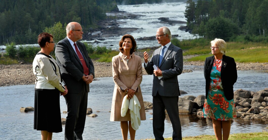 Kung Carl XVI Gustaf och drottning Silvia