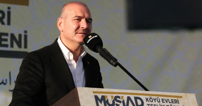 Turkiets inrikesminister Suleyman Soylu. Turkiets inrikesminister Suleyman Soylu.