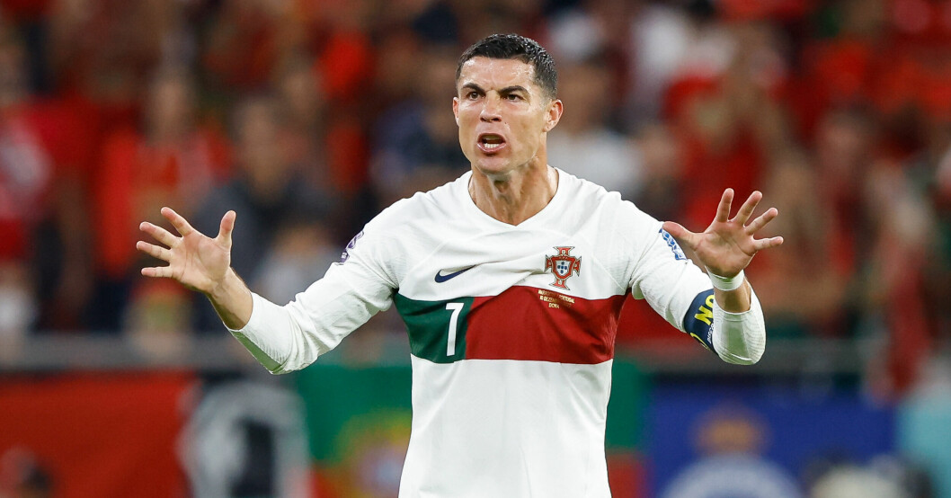 Ronaldo i Portugals landslagströja under VM som pågick nyligen.