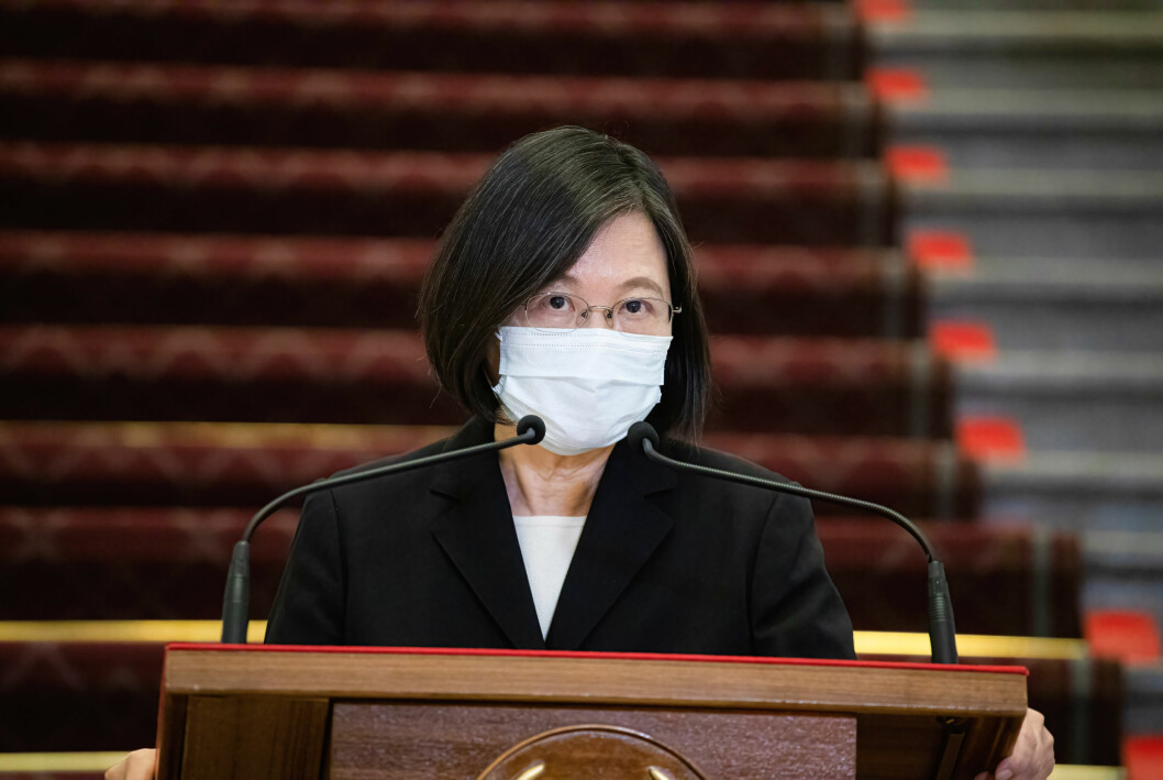 Taiwans president, Tsai Ing-wen, 64, har själv två katter och förstår ilskan, men tycker det är smugglarna som ska bära skulden. Taiwans president, Tsai Ing-wen, 64.