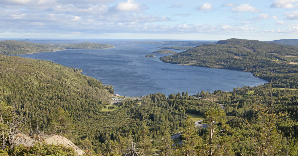 Utsikt från Skuleberget. Utsikt från Skuleberget