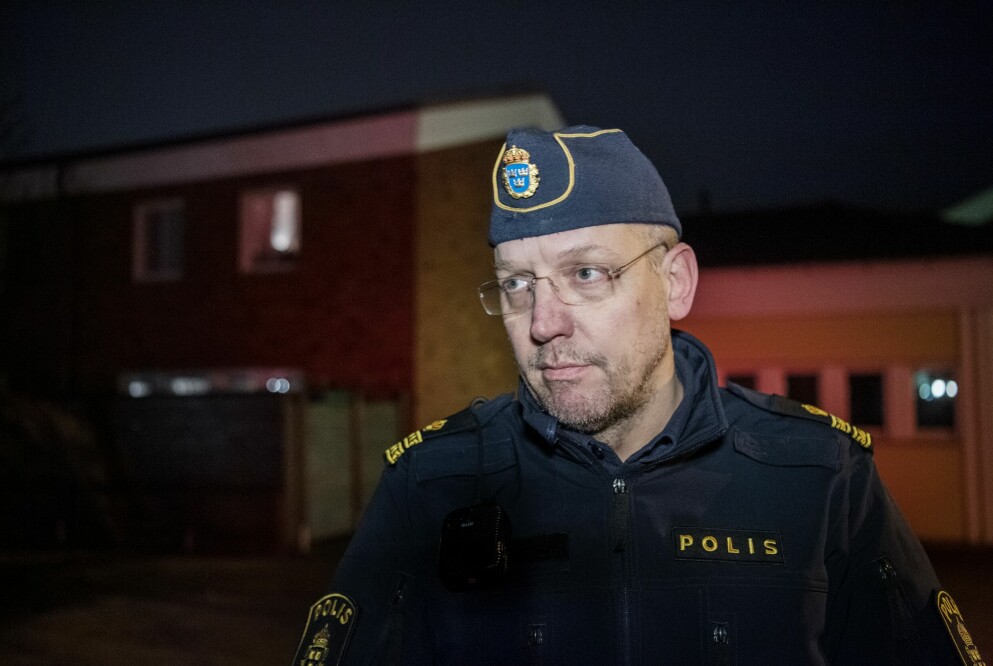 Jonas Eronen, presstalesperson vid polisregion Mitt.