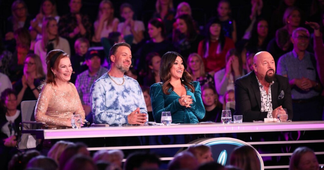 Anders Bagge tillsammans med jury-kollegorna i Idol: Kishti Tomita, Nikki Amini, Alexander Kronlund. Kishti Tomita, Alexander Kronlund, Nikki Amini och Anders Bagge.