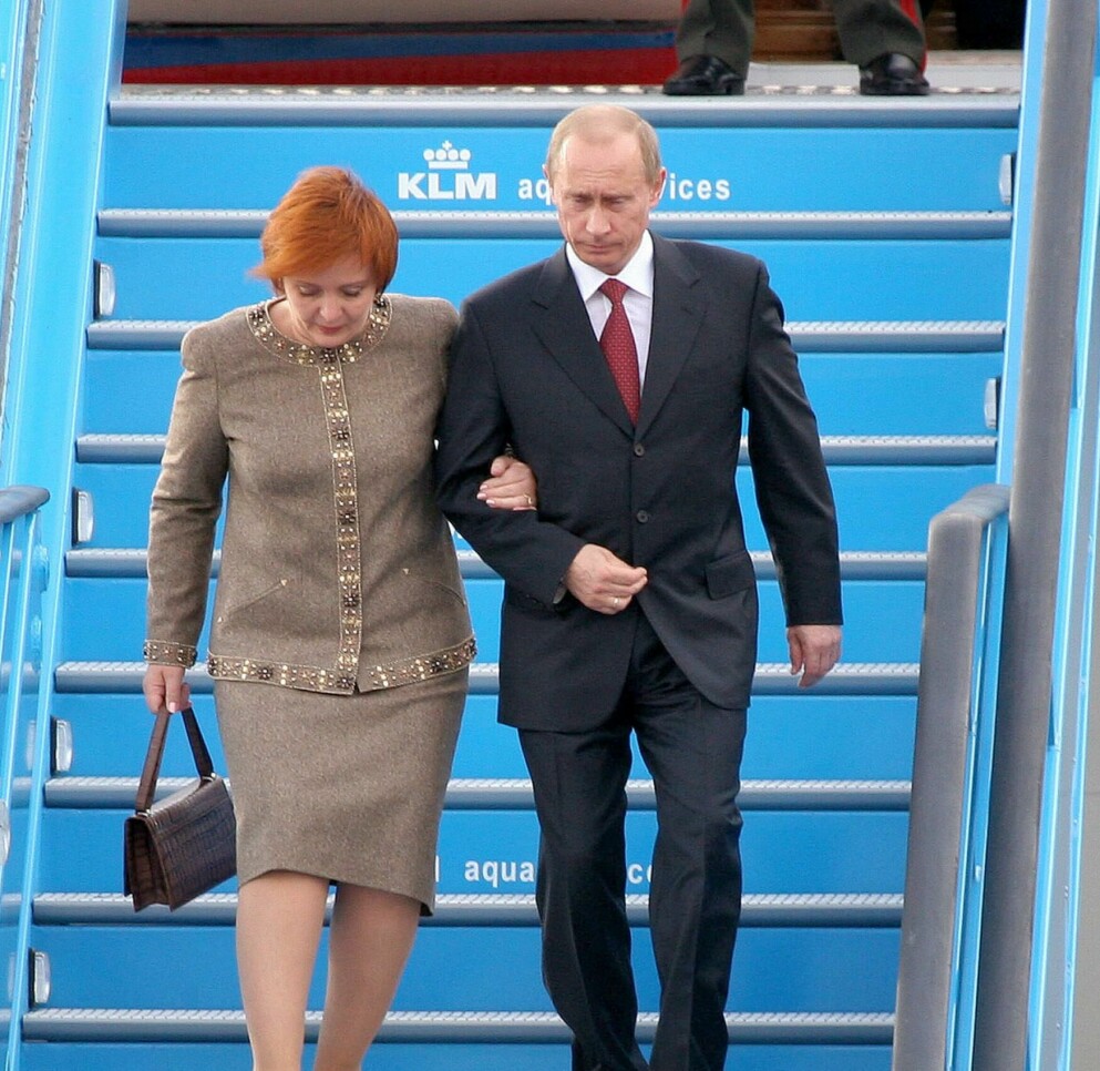Att vara tillsammans med någon med en psykisk sjukdom är inte alltid det lättaste. Här är Putin tillsammans med ex-frun Ljudmila Putina.