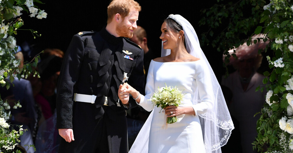 Prins Harry och Meghan Markle gifte sig i St George's Chapel i Windsor Castle, 19 maj 2018 Prins Harry och Meghan Markle