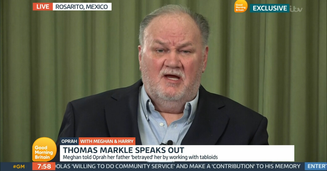 Thomas Markle gjorde en deal med ett par paparazzifotografer. Thomas Markle