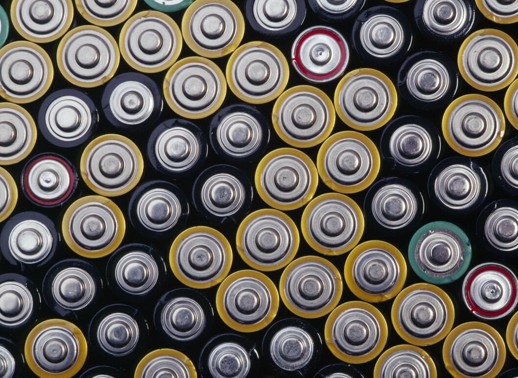 Varnar för farorna för batterier.