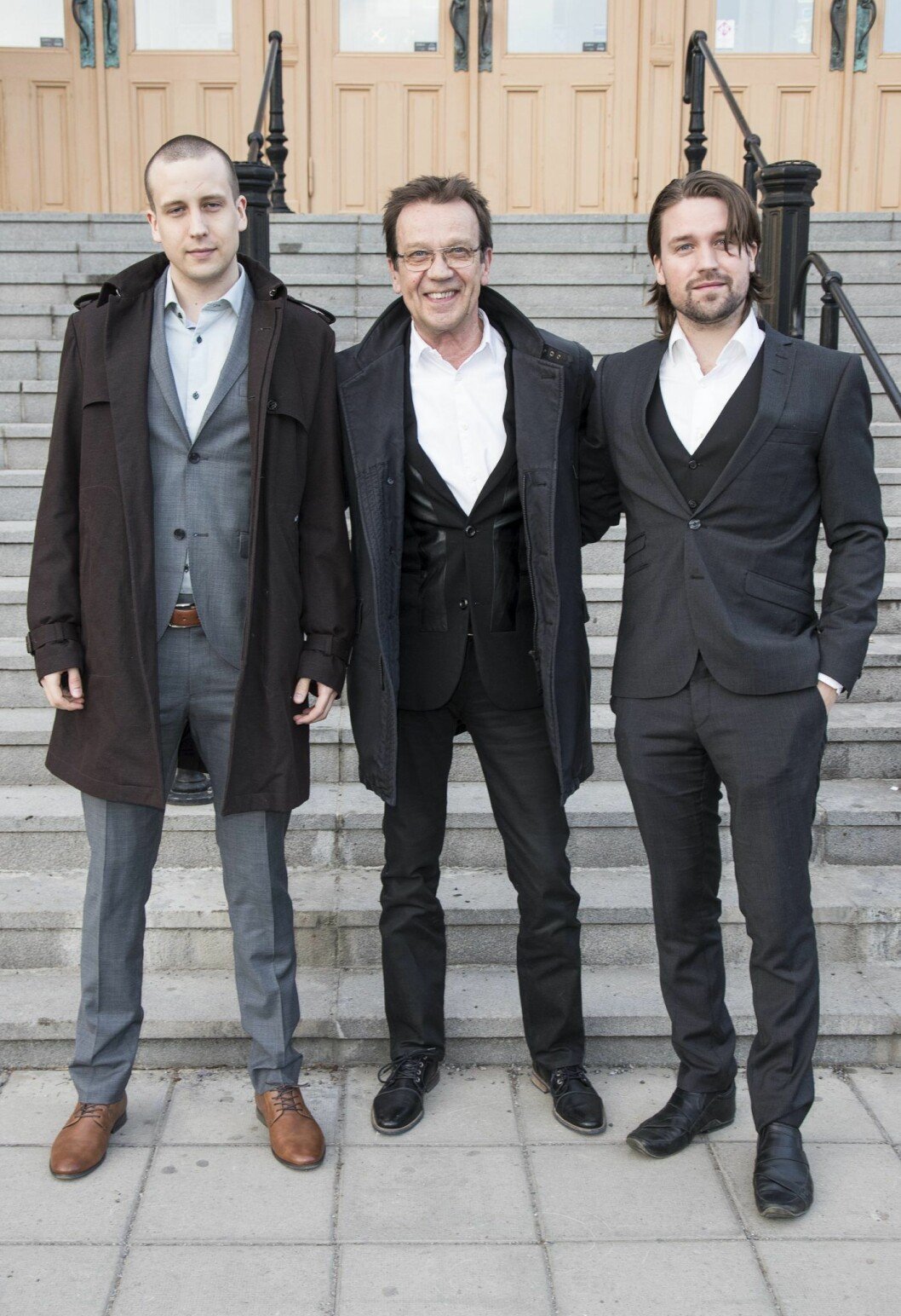 Jonathan, Björn och Oliver Skifs på Björns 70-årsfest 2017 Björn Skifs tillsammans med sönerna Jonathan och Oliver.