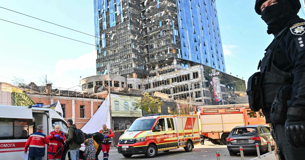 Explosion i centrala Kiev.