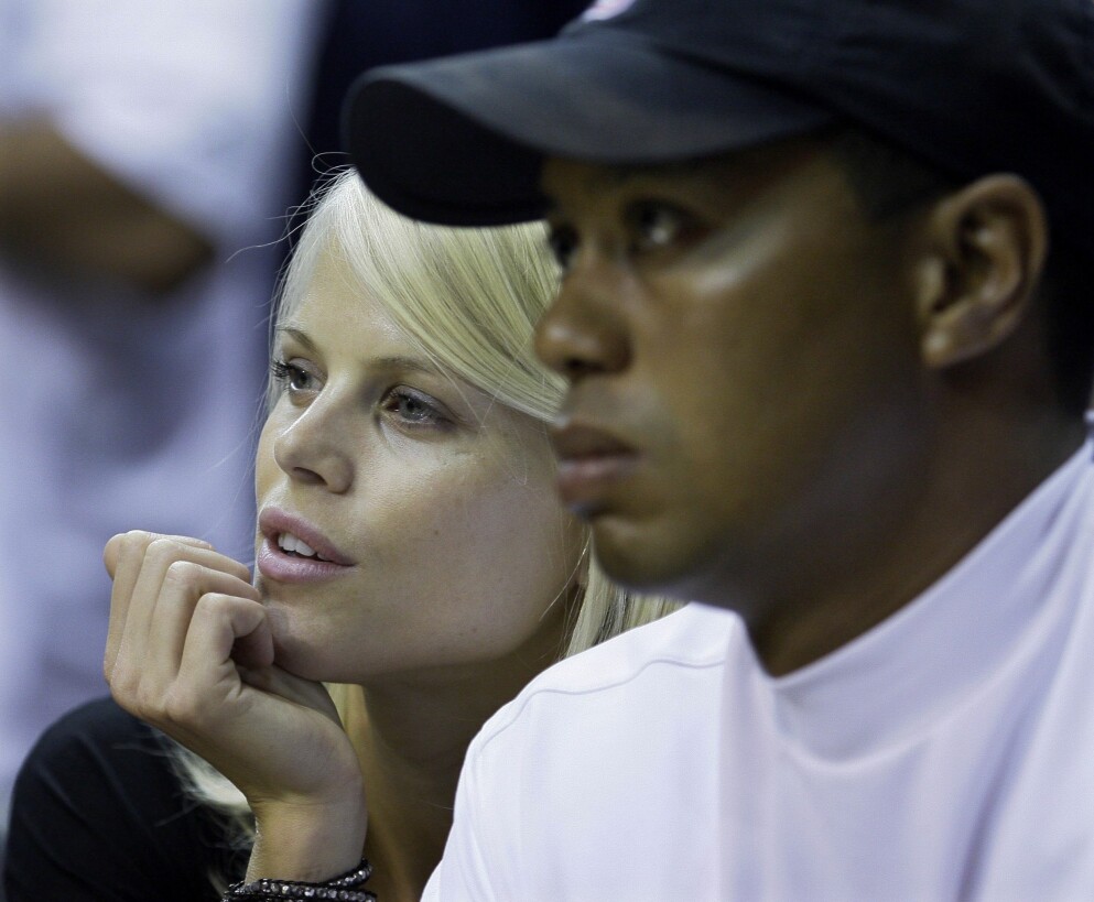 Elin Nordegren och Tiger Woods gick skilda vägar 2010. Elin Nordegren och Tiger Woods