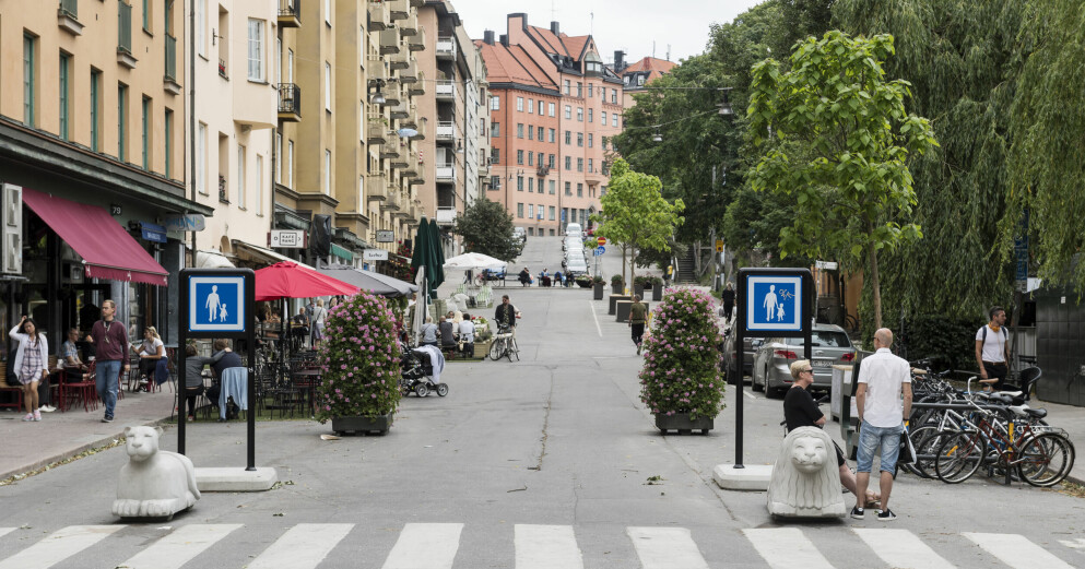 <strong>Mannen hade en etta vid Nytorget och hade ofta efterfest. Det var i hemmet han begick våldtäkterna.</strong> Nytorget i Stockholm.