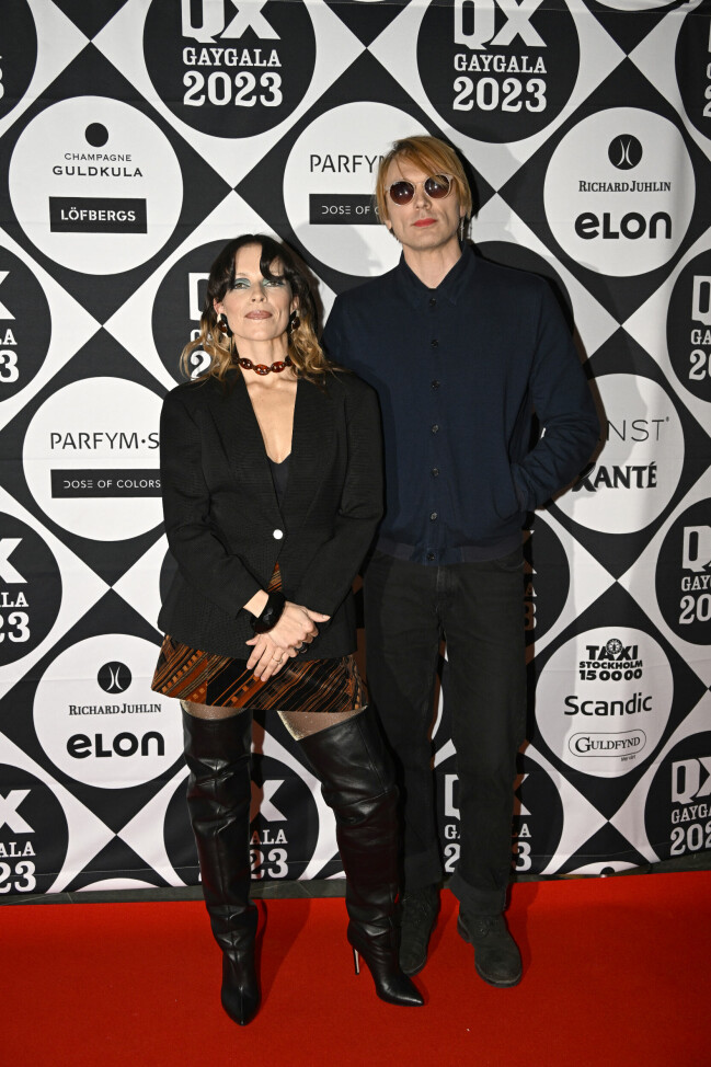 Petra Marklund och Moto Boy anländer till QX-galan Petra Marklund och Moto Boy