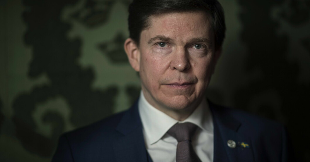 Det blir ingen Turkiet-resa för talman Norlén. Han stoppas av landet.