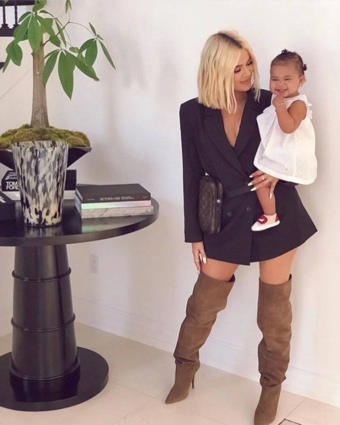 Khloé Kardashian med dottern True