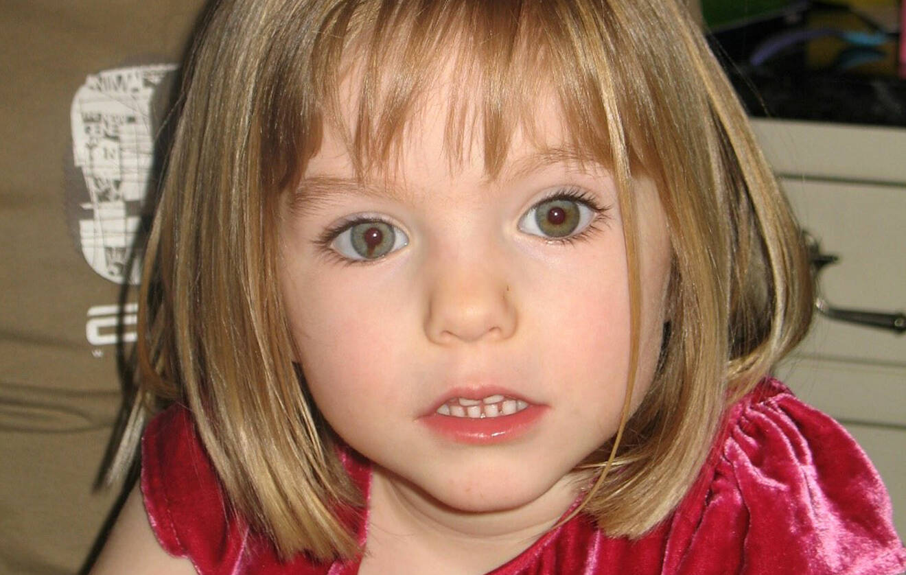 Madeleine McCann var 3 år när hon försvann.