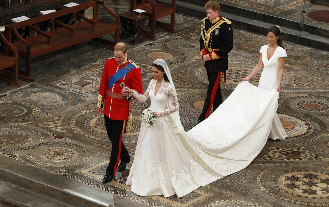Prins Harry var best man när prins William gifte sig med Kate Middleton. 
