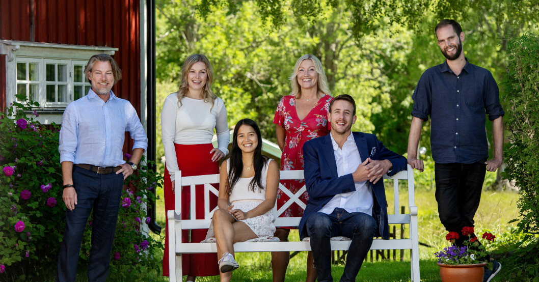 Daniel, Jannica, Miha, Malin, Magnus och Niclas i Gift vid första ögonkastet på SVT. Alla paren i säsong 5 av Gift vid första ögonkastet på SVT.