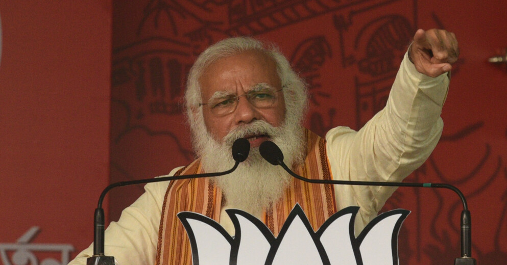 Indiens premiärminister Narendra Modi. Narendra Modi