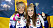 Frida Karlsson och Ebba Andersson visar upp sina medaljer.