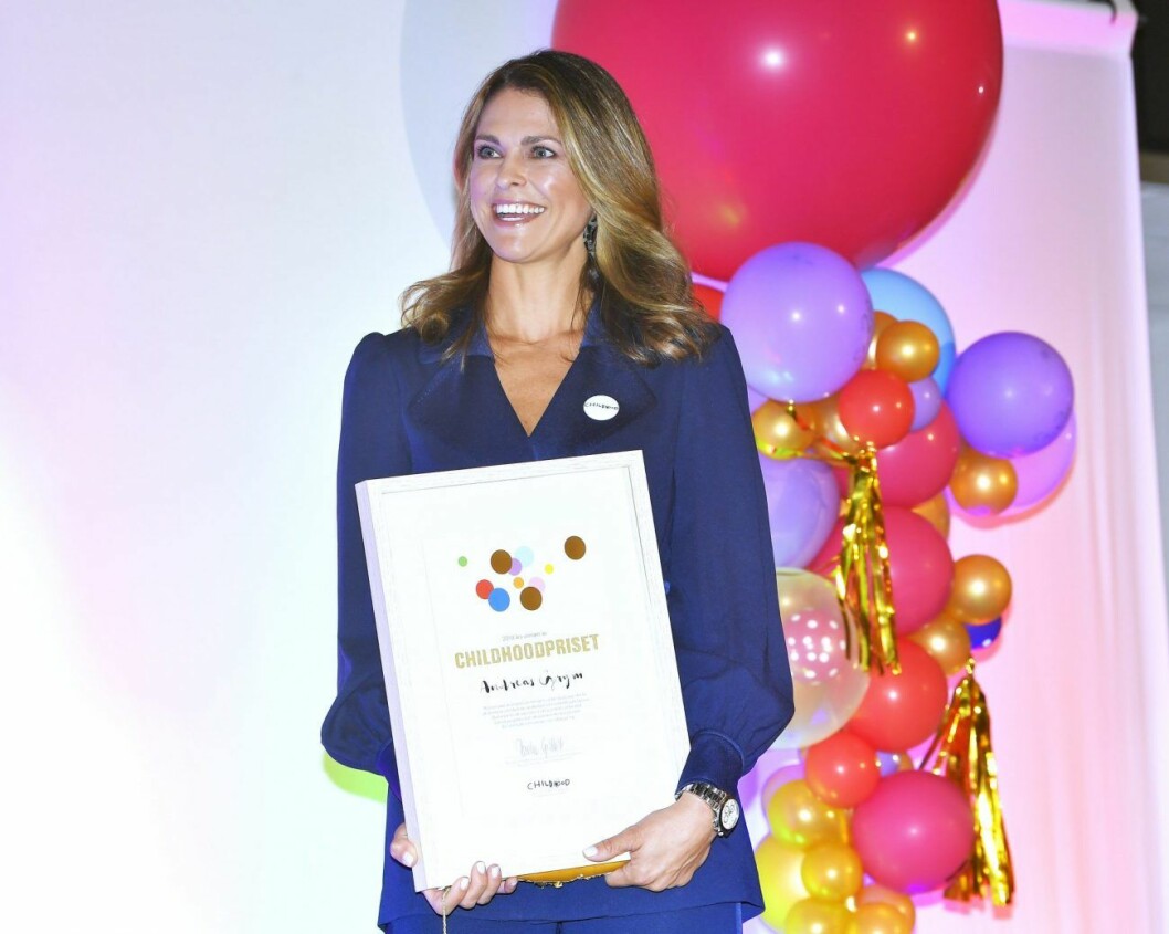 I december delade prinsessan Madeleine ut Childhood-priset i Stockholm – utan Chris O´Neill.