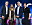 Amanda Schulman, Bianca Ingrosso, Marcus Ericsson, Lasse Hallström Inspelning av andra avsnittet av Bianca Ingrossos talkshow Bianca.
