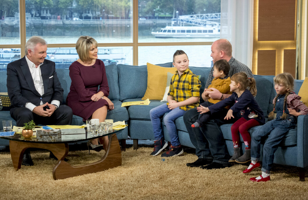 Ben och sönerna Jack och Joseph samt döttrarna Ruby och Lilly när de gästar tv-programmet 'This Morning' 2017. Ben och sönerna Jack och Joseph samt döttrarna Ruby och Lilly när de gästar tv-programmet 'This Morning' 2017.
