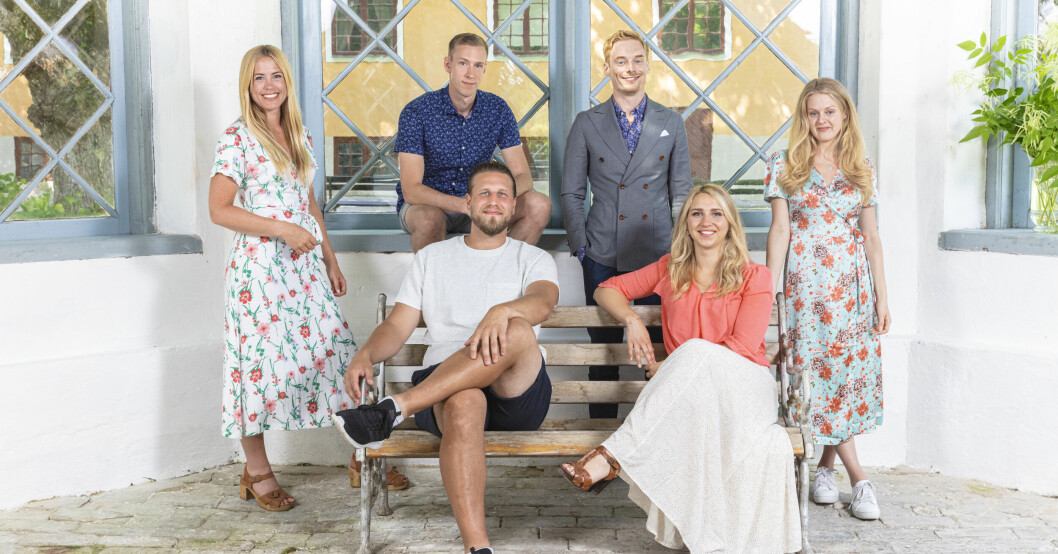 Susanna, Anton, Lars, Sofia, Johan och Elinor i Gift vid första ögonkastet på SVT. Alla paren i säsong 7 av Gift vid första ögonkastet på SVT.