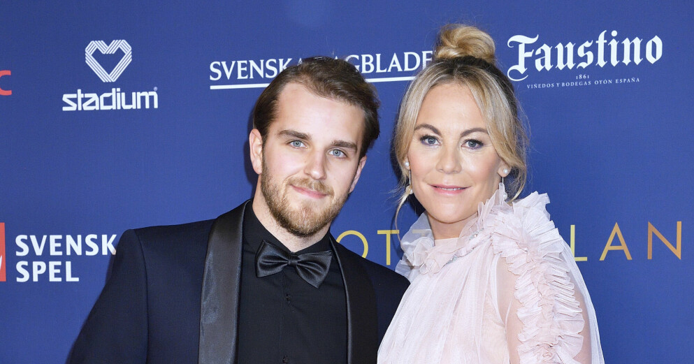 Adam Kjellström och Emma Igelström fick sonen Louie i augusti förra året. Adam Kjellström och Emma Igelström