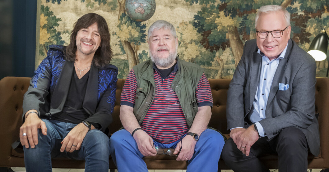 <span class=" italic" data-lab-italic_desktop="italic">Robert Wells, Peter Harryson och Anders Berglund. Foto: Stina Stjernkvist/TT</span>