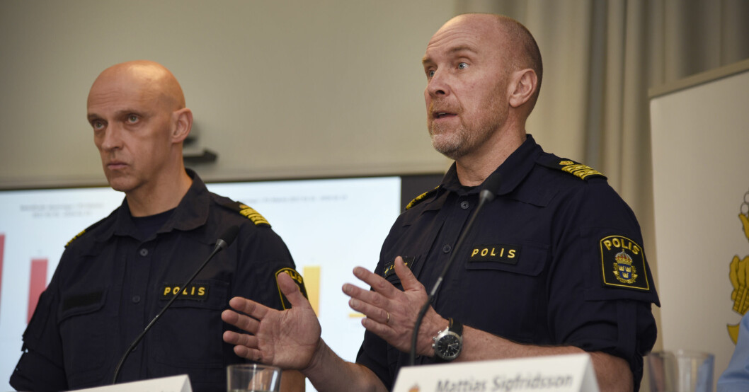 Jale Poljarevius var del av operation Rimfrost. Jale Poljarevius, region Mitt och Stefan Hector, kommenderingschefen NSH Rimfrost, Noa.