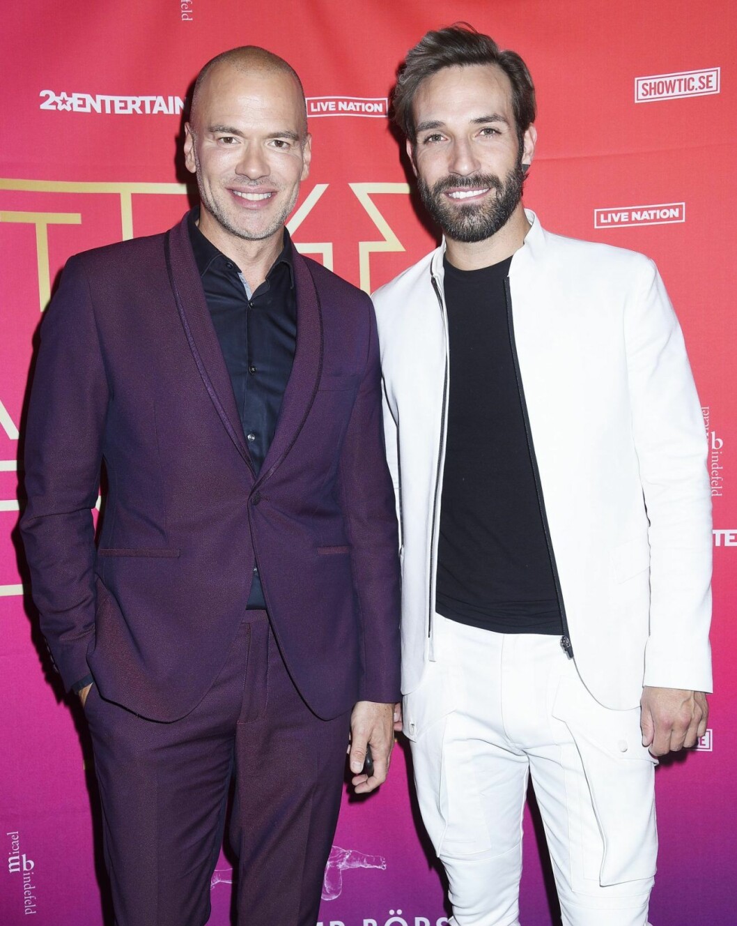 Andreas Lundstedt med pojkvännen Daniel Mitsogiannis. Andreas Lundstedt med pojkvännen Daniel Mitsogiannis.