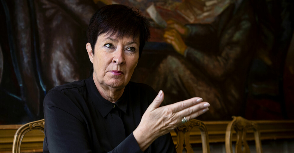 Mona Sahlin inför boksläppet av "Makt - lös" 2020. Mona Sahlin inför boksläppet av "Makt - lös" 2020.