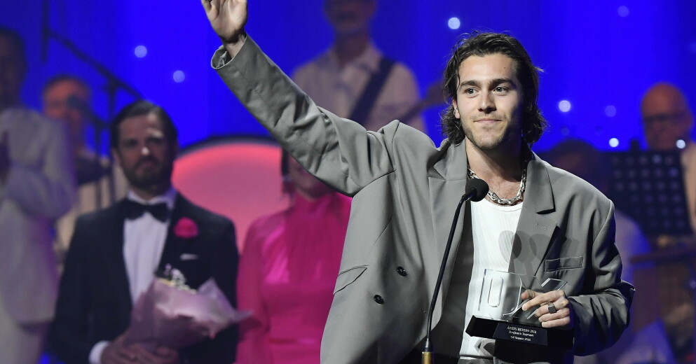 Benjamin vann pris för Årets hetero på QX-galan. BENJAMIN INGROSSO