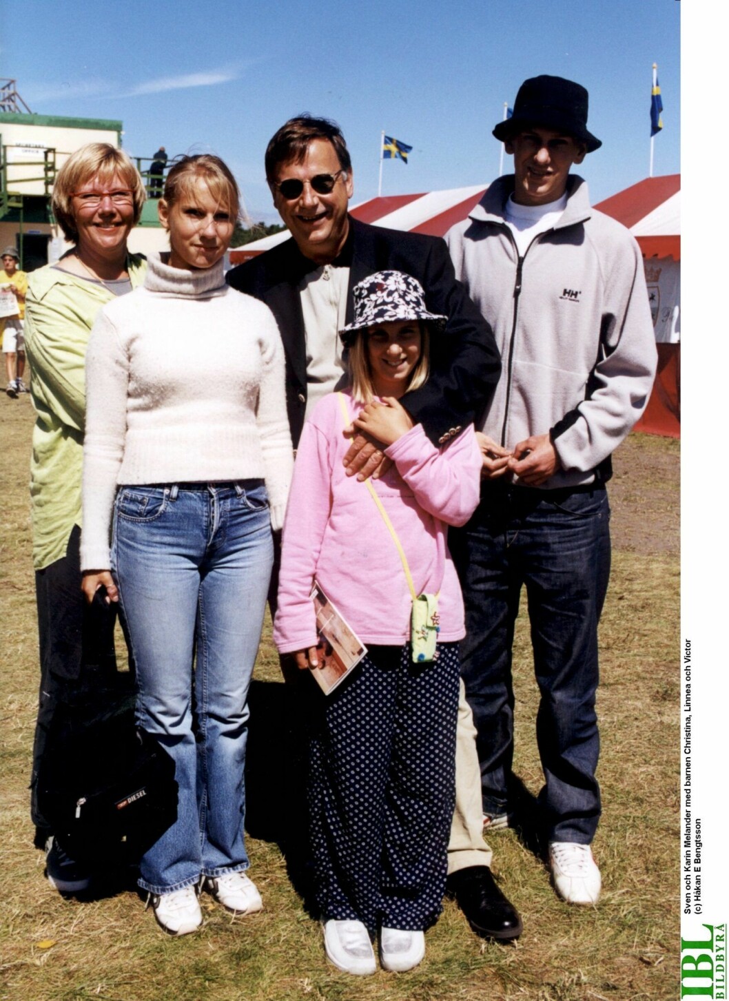 Karin, Sven, Christina, Linnéa och Victor Melander 2010. Bild: Håkan Bengtsson/TT