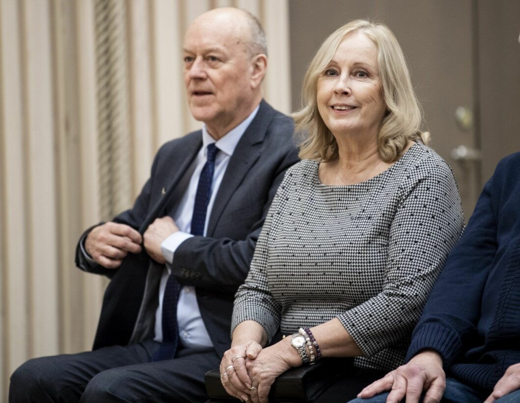 Erik och Marie i publiken. Erik och Marie i publiken.