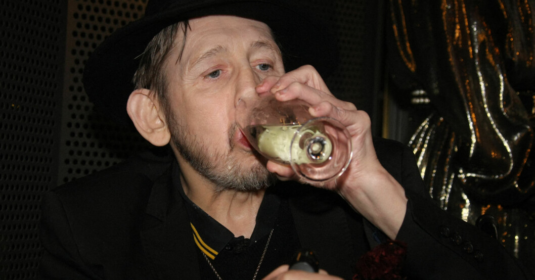 Shane MacGowan har problem med alkohol.