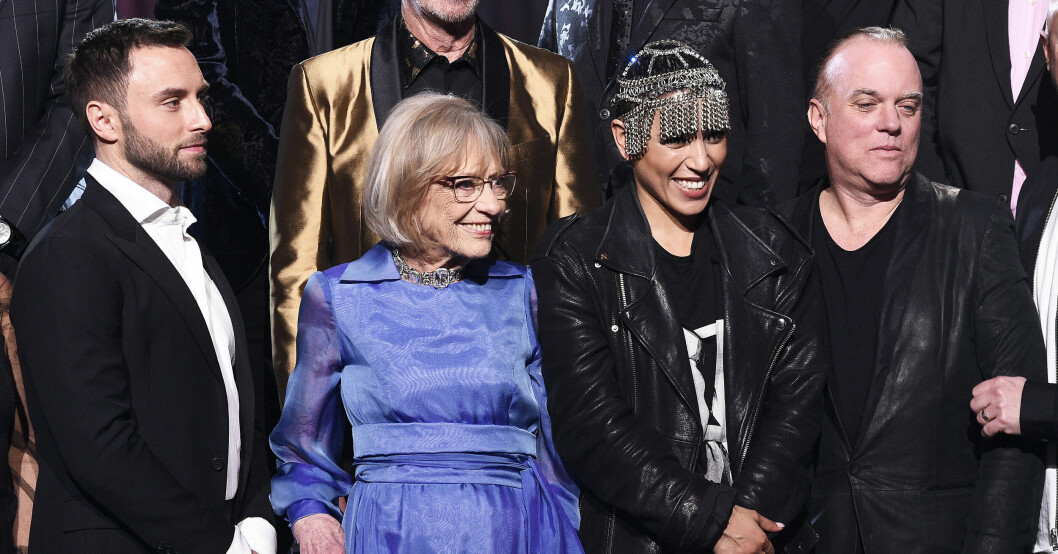 Loreen gästade Andra chansen i Eskilstuna 2020, tillsammans med bland andra Måns Zelmerlöw, Christer Björkman, Karin Falck och Thomas G:son. Christer Björkman,Måns Zelmerlöw, Karin Falck, Loreen, Thomas G:son Melodifestivalen 2020, Andra chansen, Eskilstuna.