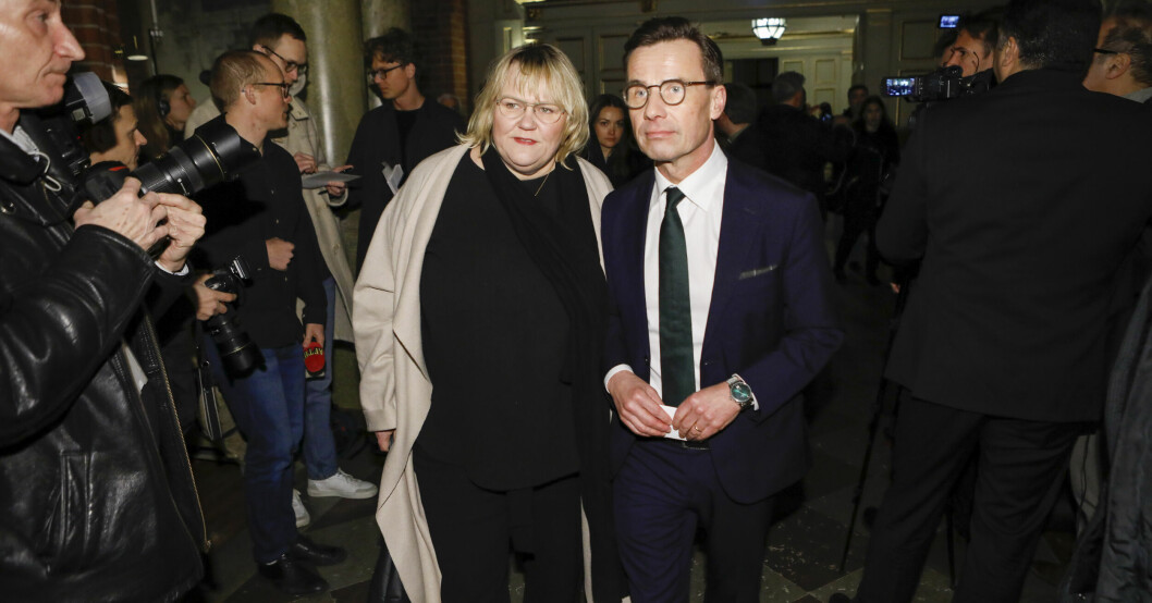 Ulf Kristersson diskuterade med familjen innan han tackade ja till jobbet som partiledare för Moderaterna. Birgitta Ed och Ulf Kristersson