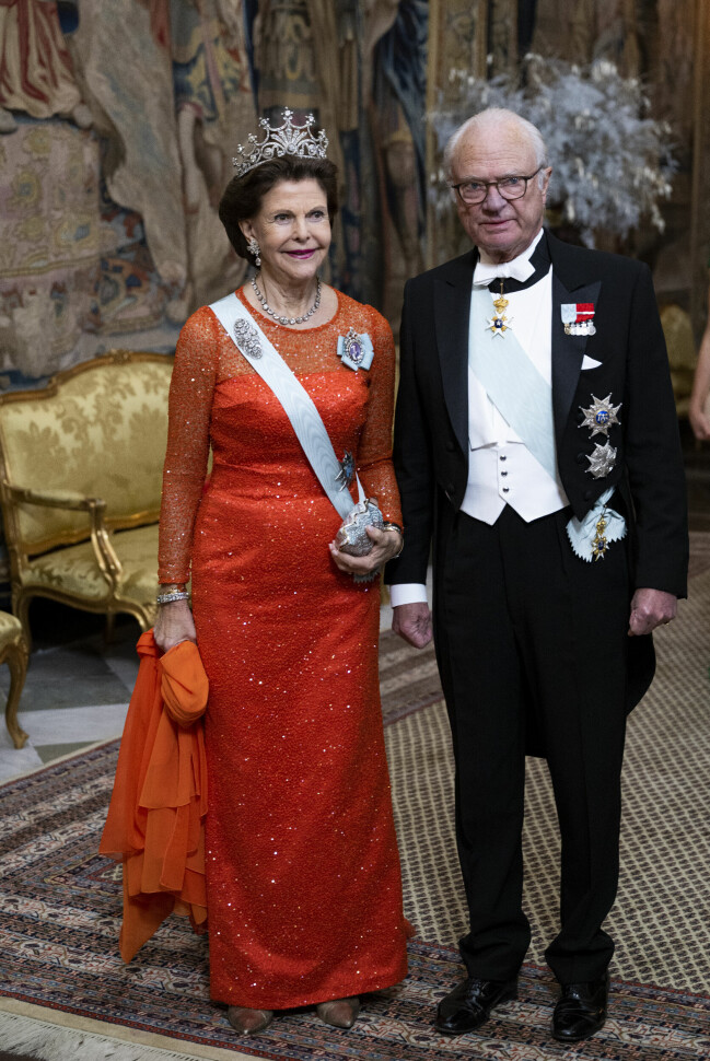 Drottning Silvia och kung Carl Gustaf. Drottning Silvia