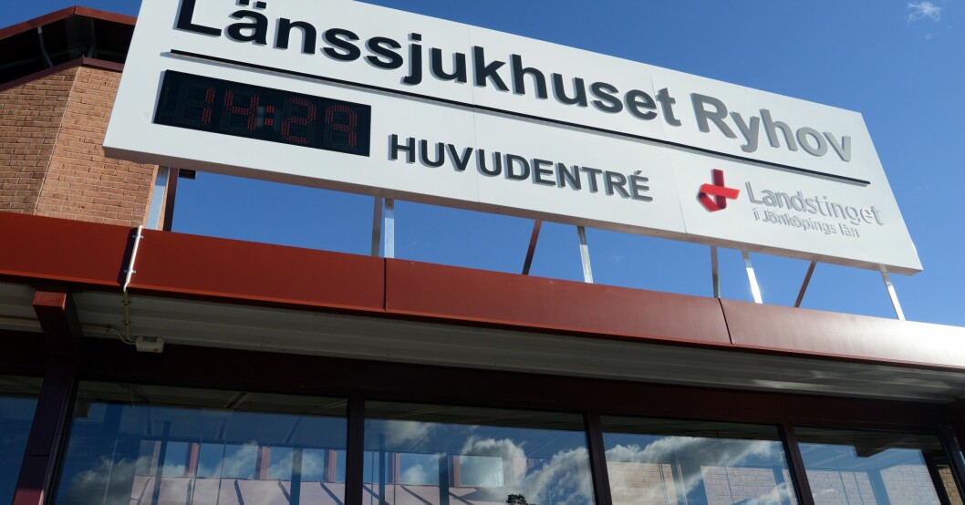 Pojken fördes akut till länssjukhuset Ryhov i Jönköping Länssjukhuset Ryhov