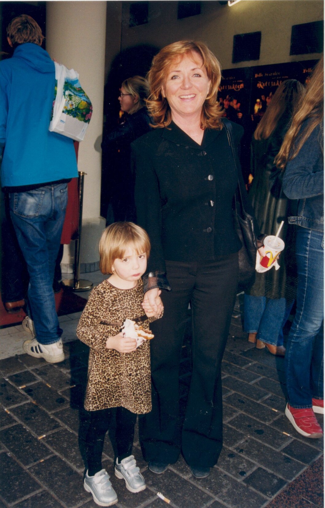 Malou von Sivers med dottern Julia. Malou von Sivers med dotter Julia.