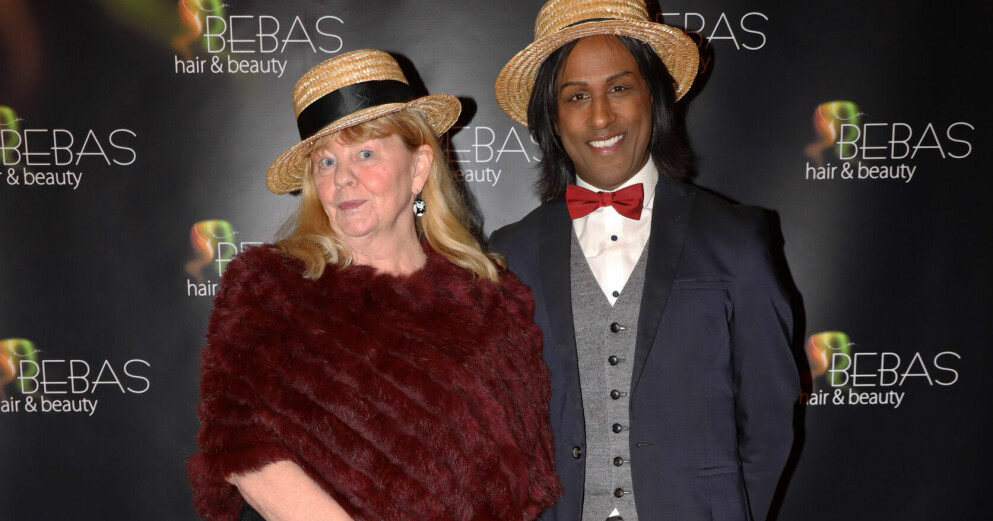Inger Nilsson och Patric Nilsson på Bebas Gatsby-party på Grand Hotel Saltsjöbaden. Inger Nilsson och Patric Nilsson