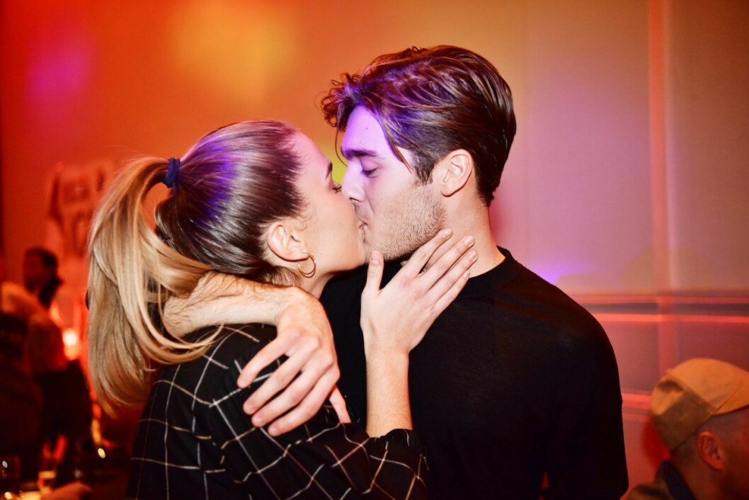 Linnea Widmark och Benjamin Ingrosso under Melodifestivalen 2018. Linnea widmark och Benjamin Ingrosso