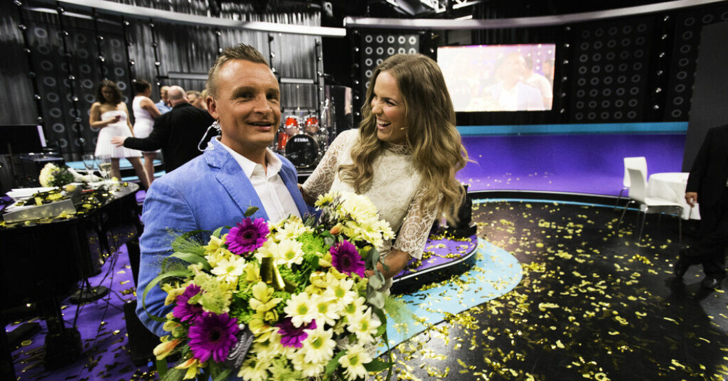 Marie Serneholt tog över efter Jan Bylund i Bingolotto. Jan Bylund
