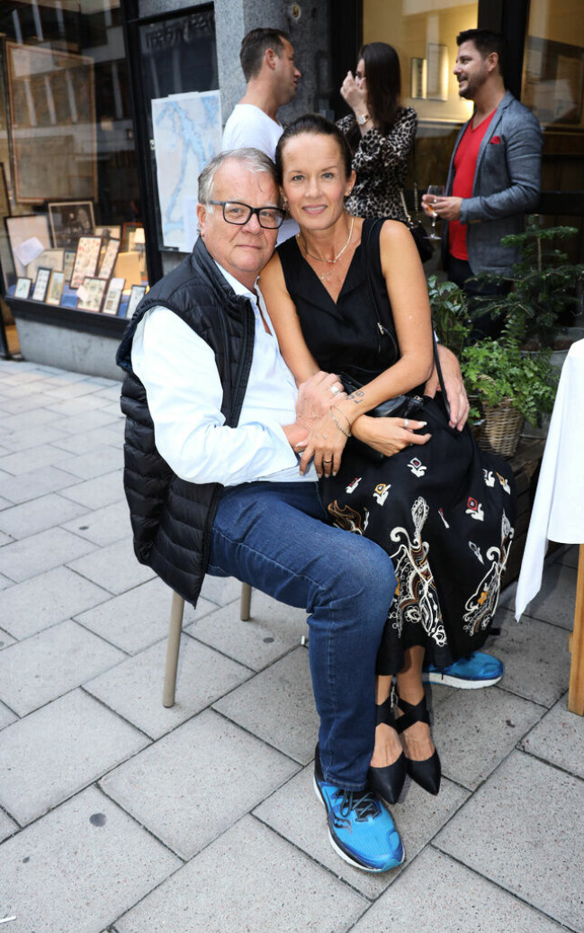 Lasse Berghagen och hans dotter Malin Berghagen. Foto: TT Lasse Berghagen och dottern Malin