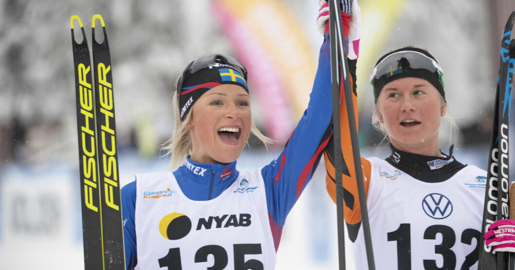 Frida Karlsson och Maja Dahlqvist. Frida Karlsson och Maja Dahlqvist