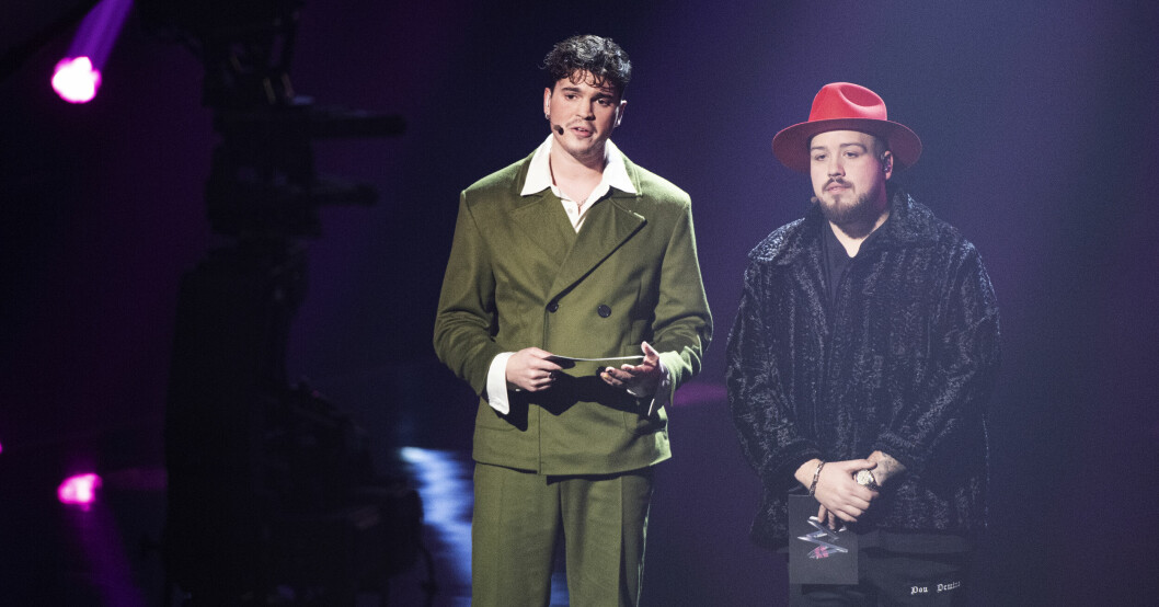 Oscar Zia ledde en deltävling i Melodifestivalen 2021 ihop med Anis don Demina. OSCAR ZIA, ANIS DON DEMINA