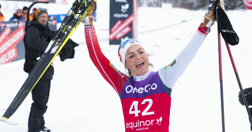 Som så många gånger förr krossade Therese Johaug allt motstånd. Therese Johaug