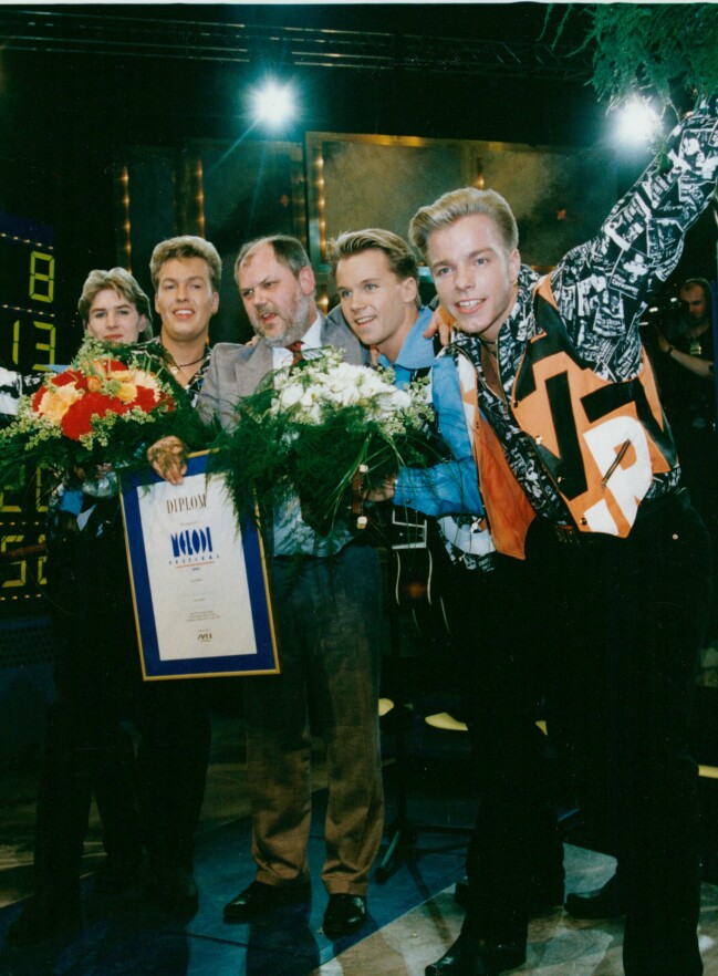 FOTO: ANDERSSON URBAN/Aftonbladet/TT Arvingarna i Melodifestivalen 1993