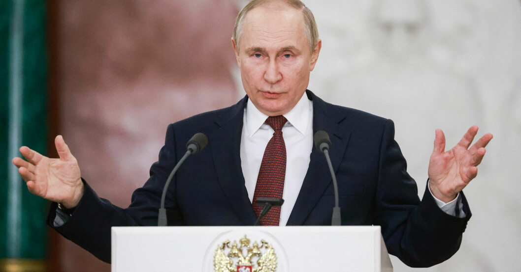 Rysslands president Vladimir Putin.